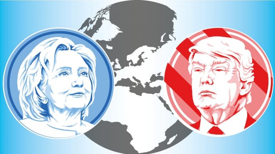 Hillary Clinton và Donald Trump - ai sẽ là Tổng thống tiếp theo của Mỹ? (Nguồn: FT)